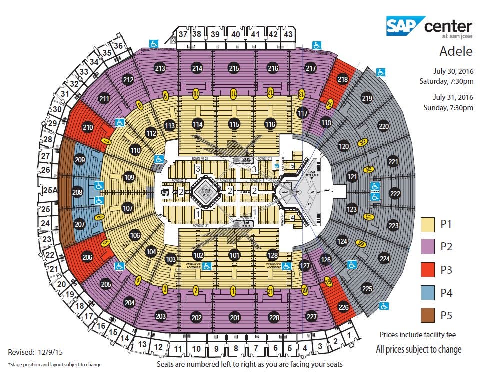 Key Arena Adele Seating Chart