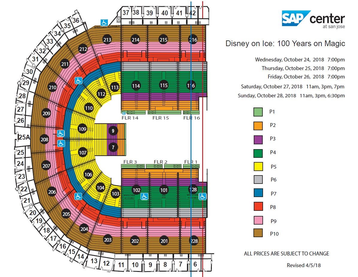 Disney On Ice Sacramento Seating Chart