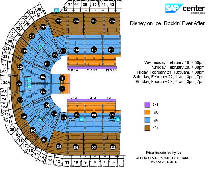 Disney On Ice Green Bay Seating Chart