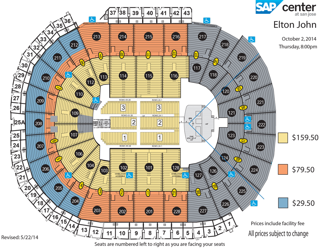 Square Garden Elton John Seating Chart