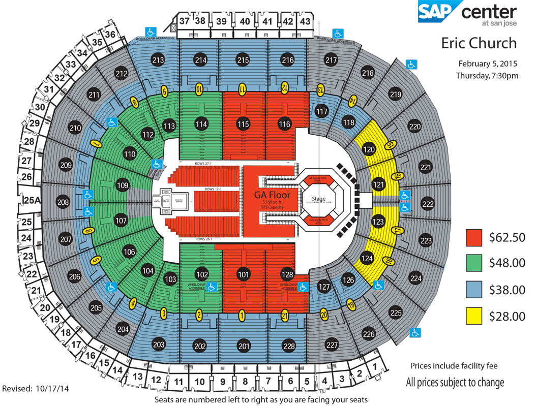 Eric Church Seating Chart