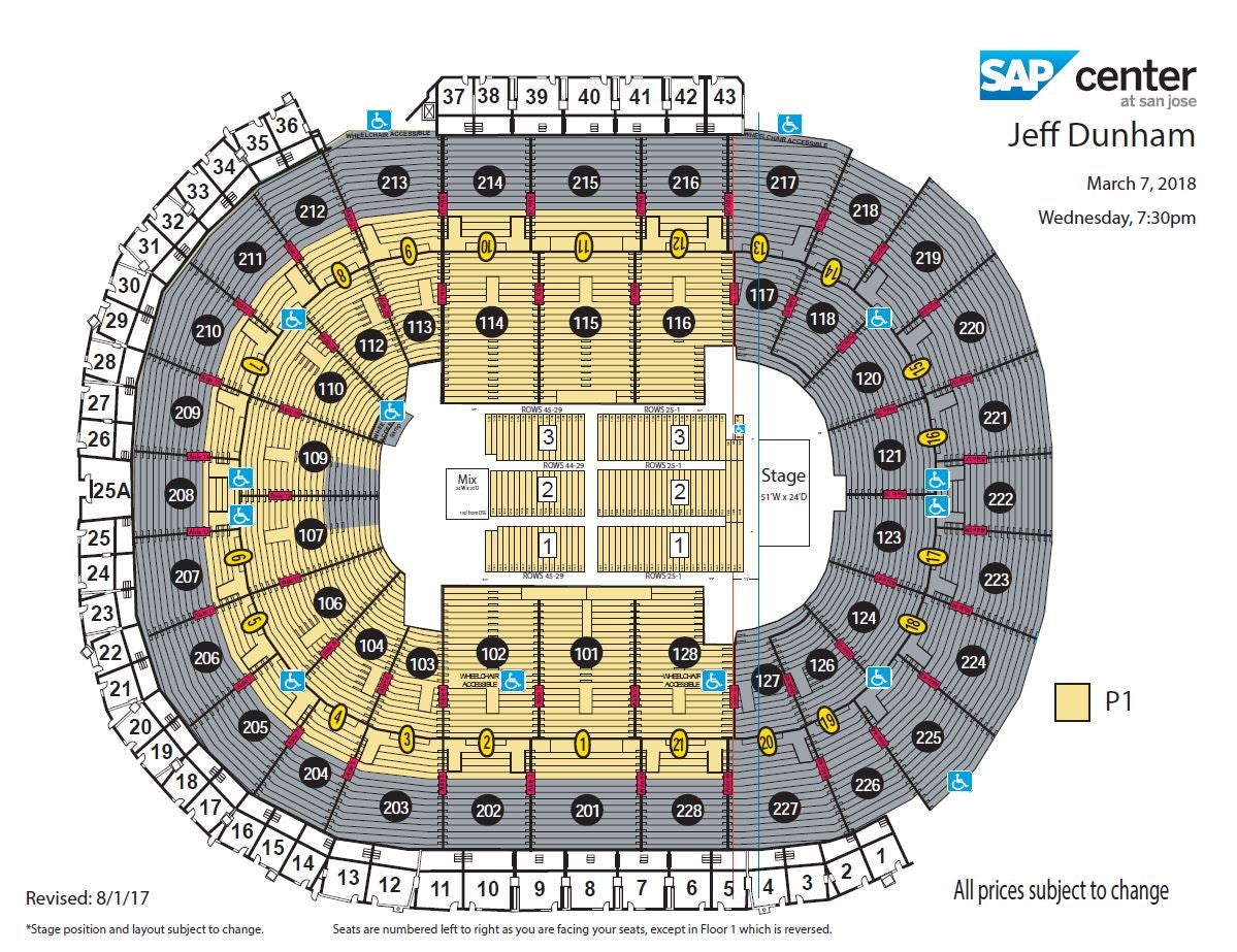 Family Arena Seating Chart Jeff Dunham