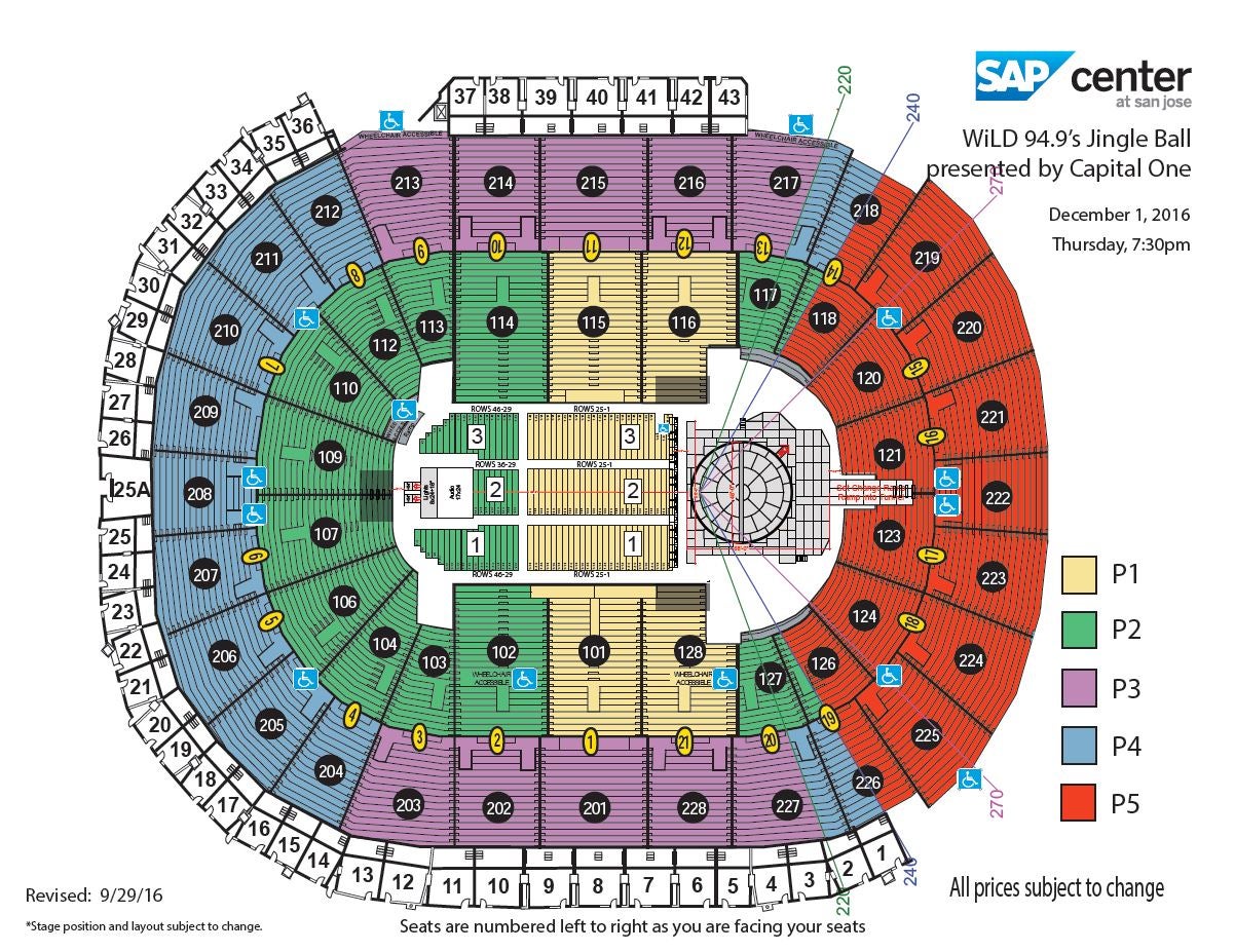 Jingle Ball Seating Chart