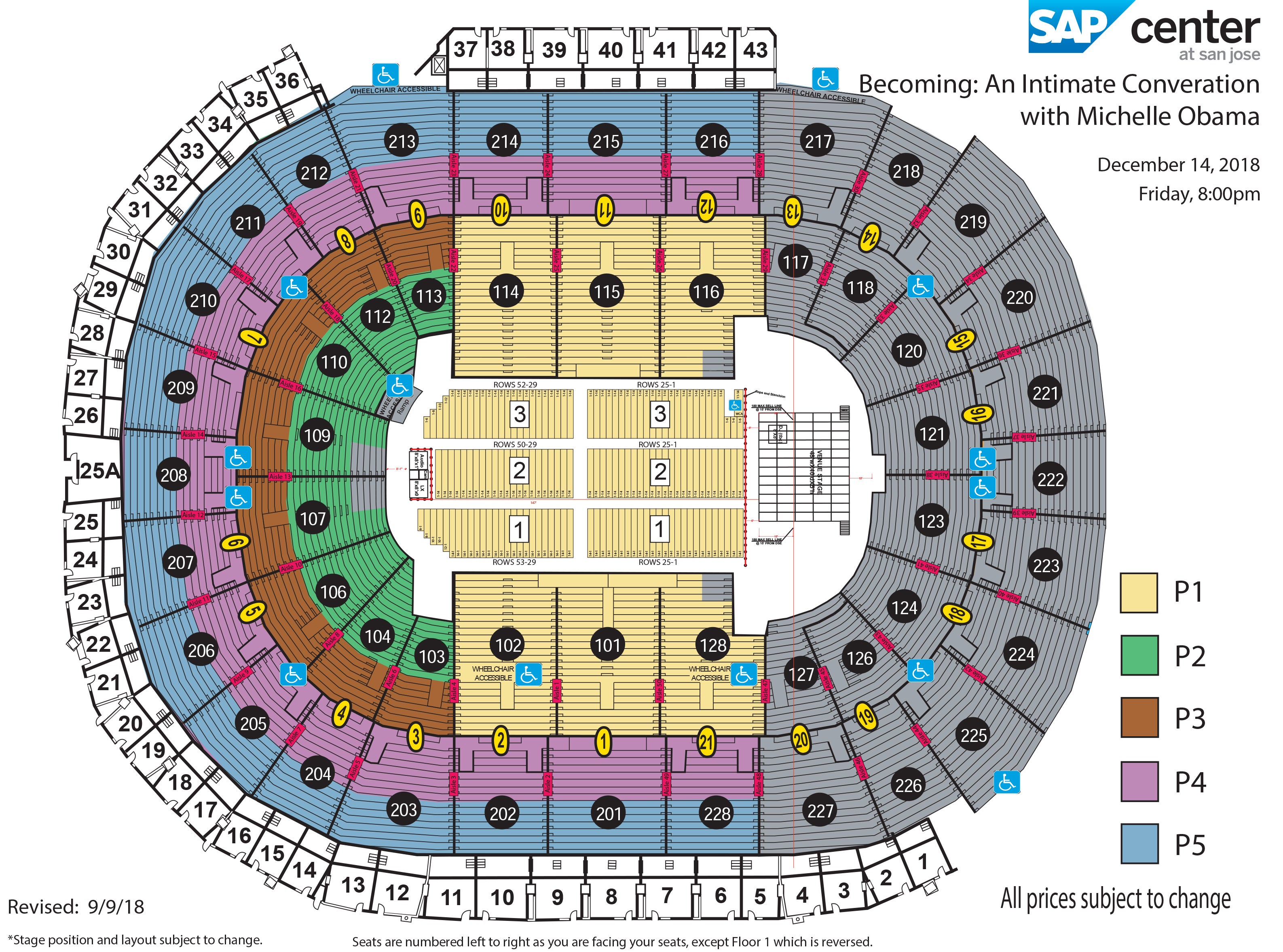 San Jose Event Center Arena Seating Chart