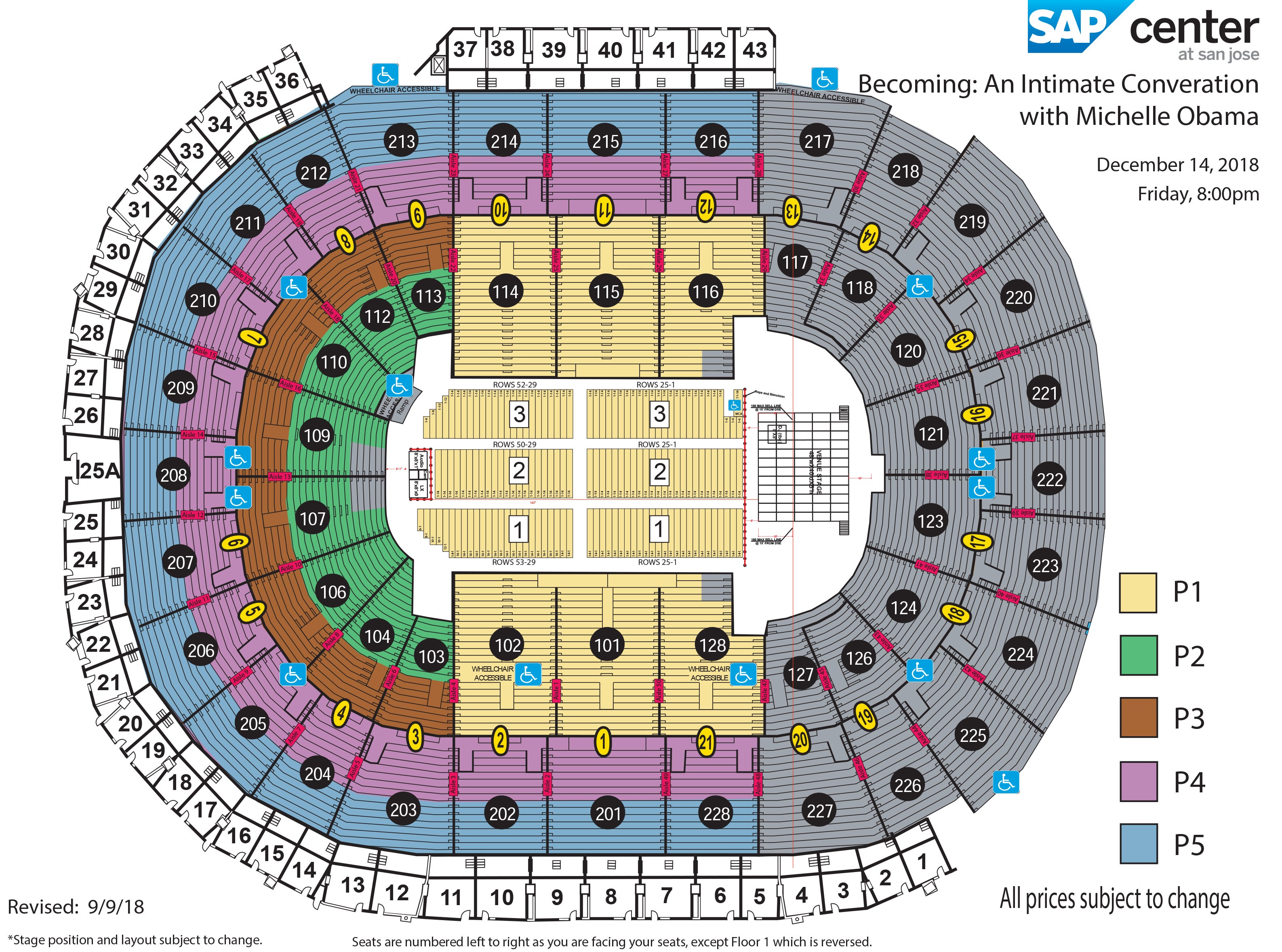 San Jose Sharks Stadium Seating Chart