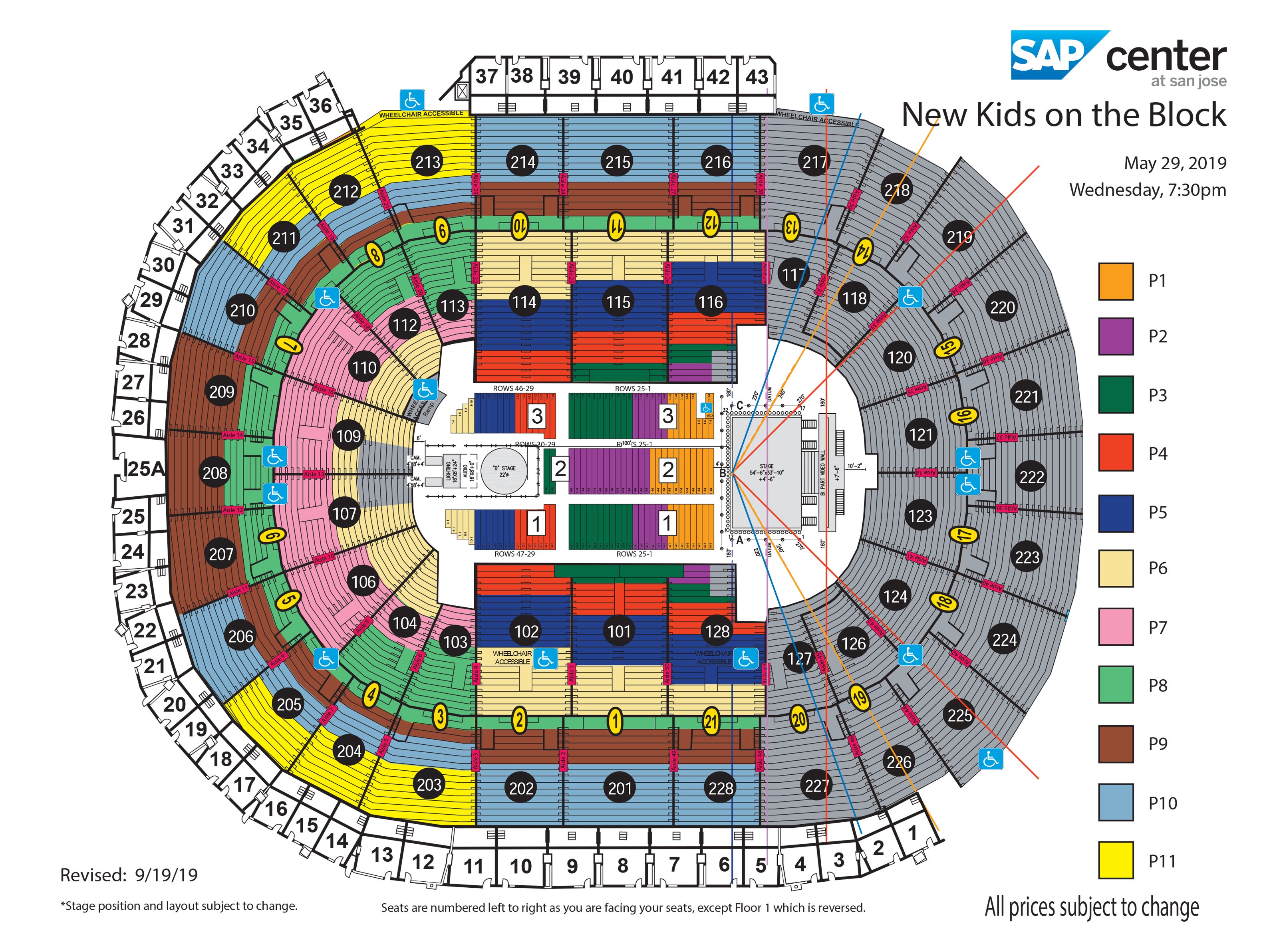 Sap Center San Jose Ca Seating Chart