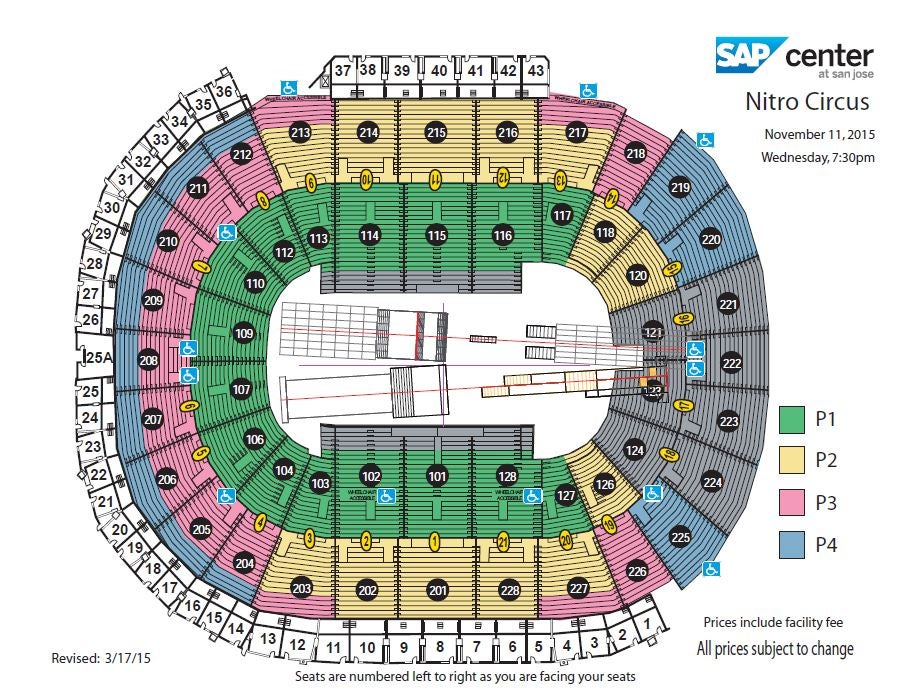 Nitro Circus San Jose Seating Chart