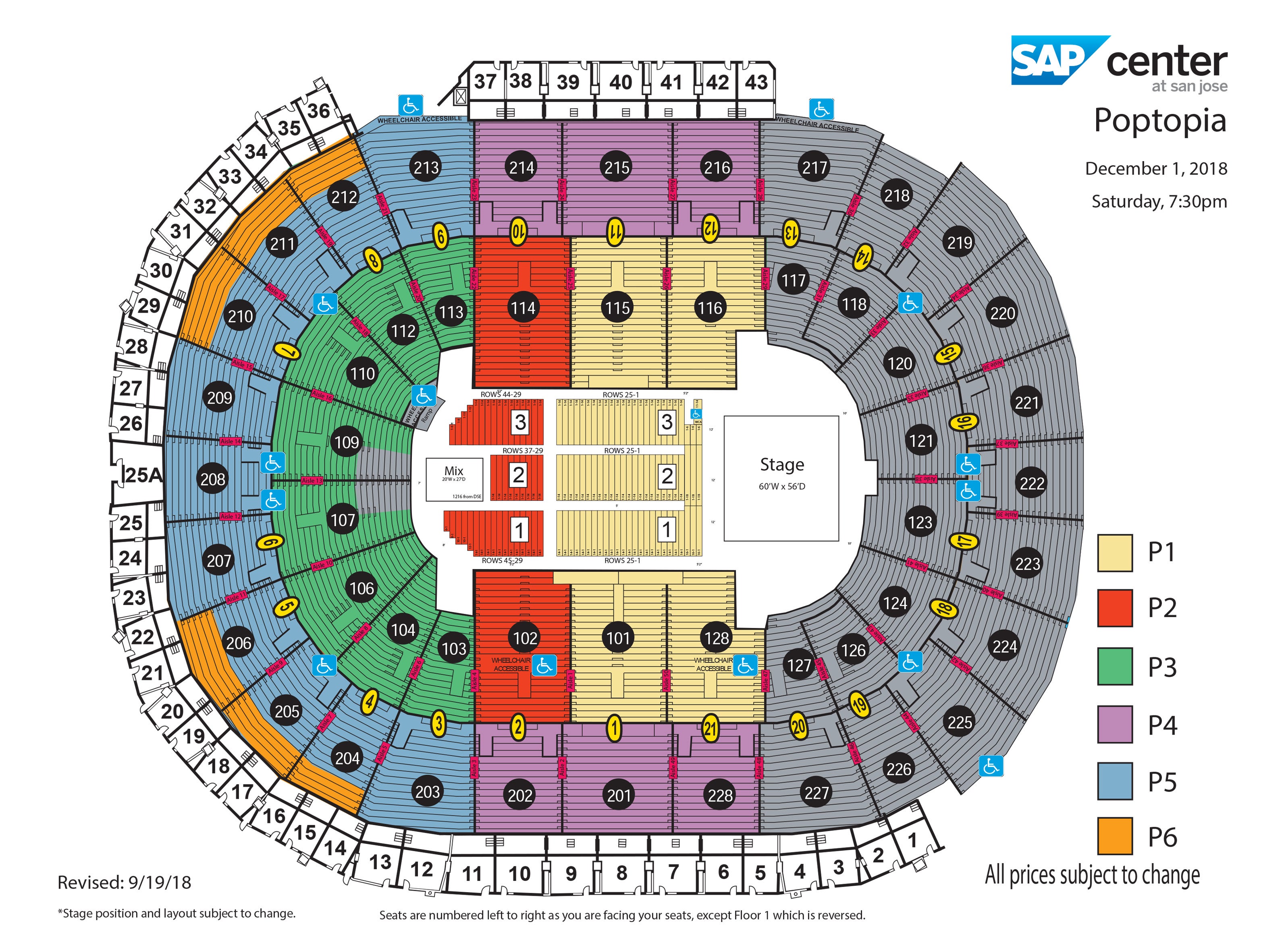 San Jose Shark Tank Seating Chart