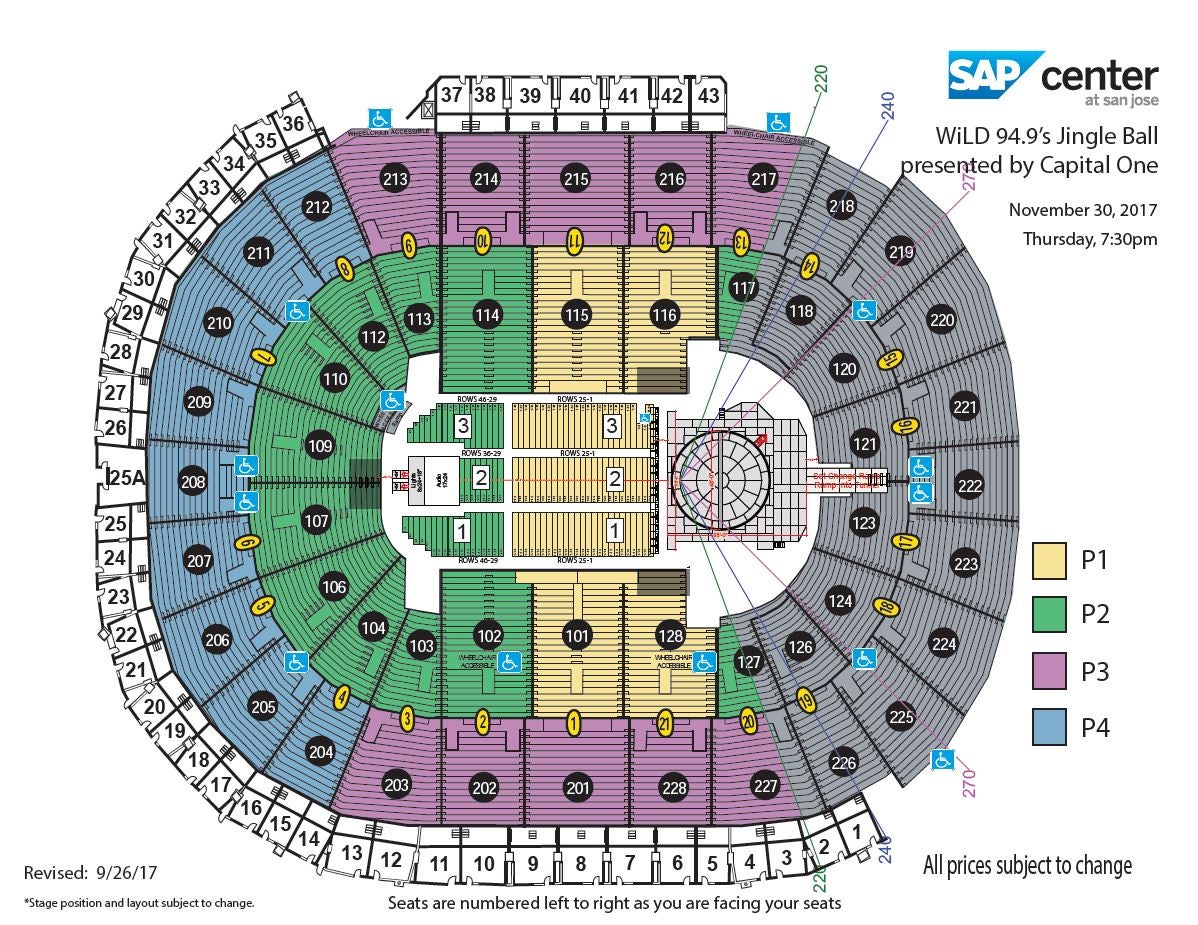 Jingle Ball 2018 Seating Chart