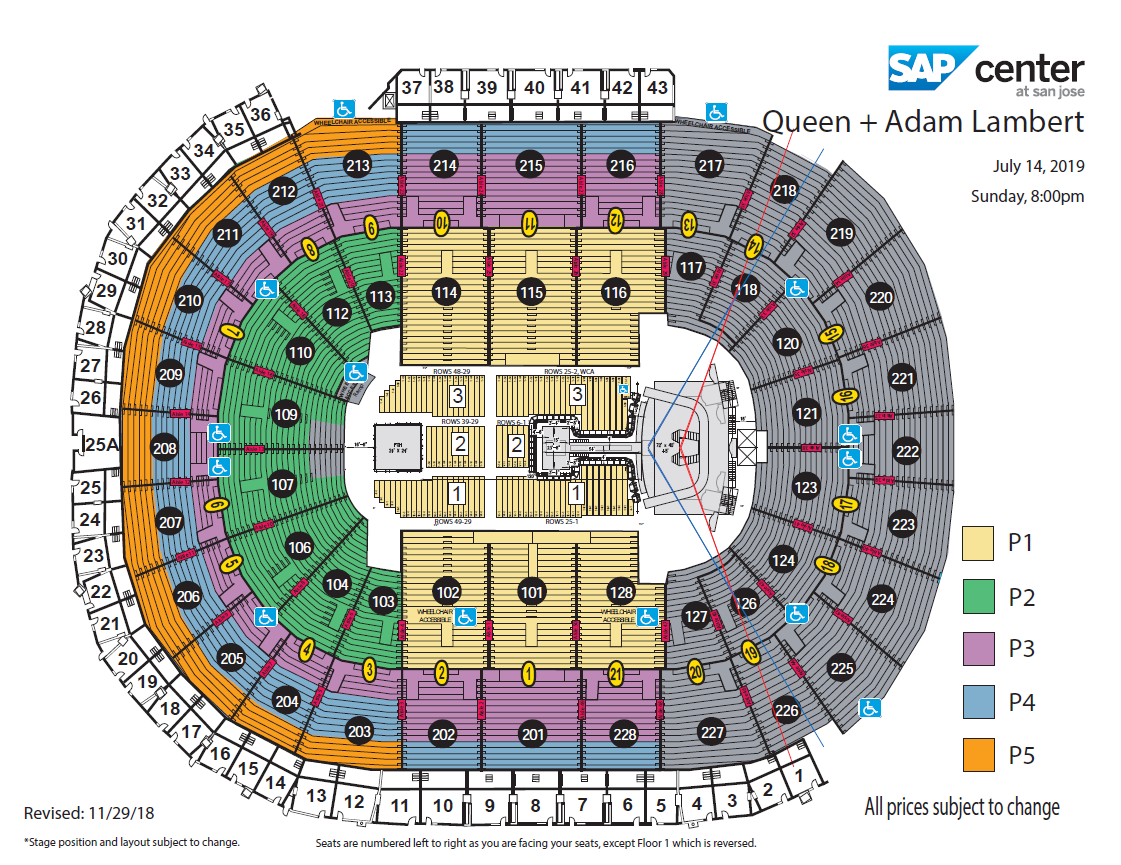 Sj Sharks Seating Chart