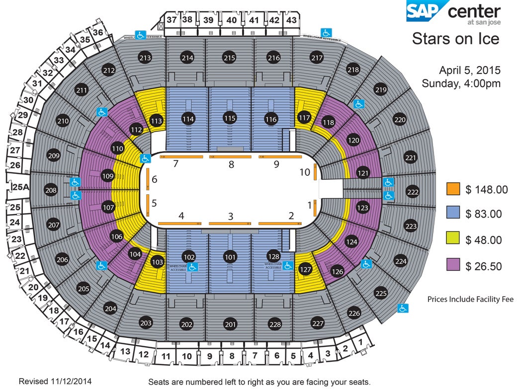 Stars On Ice Seating Chart