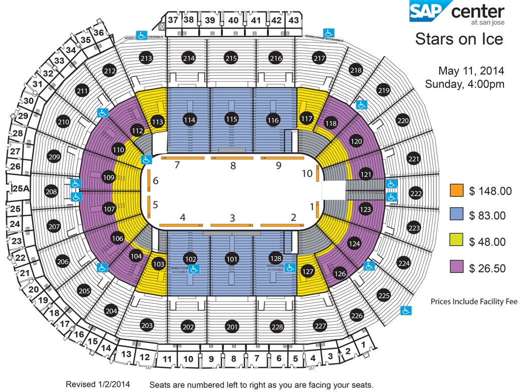 Stars On Ice Seating Chart