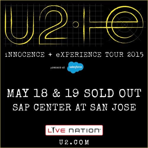 San Jose U2 Seating Chart