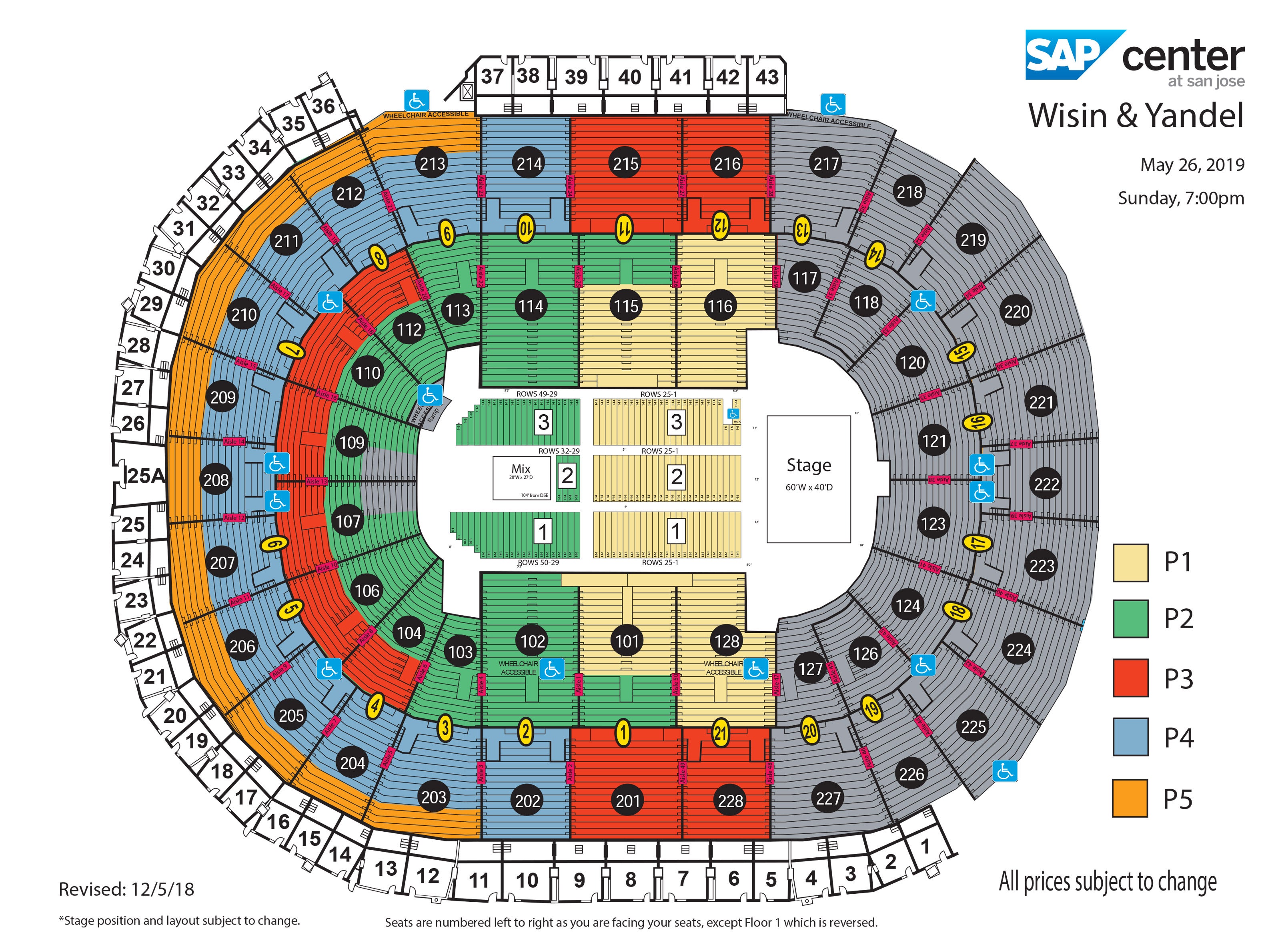 San Jose Arena Seating Chart