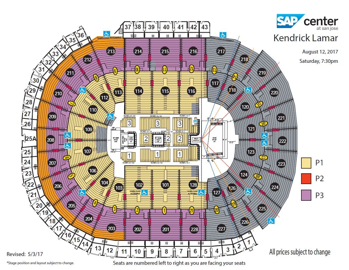 Sap Seating Chart Concert