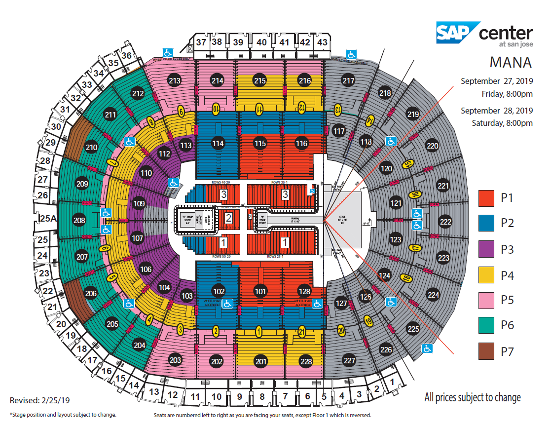 San Jose State University Event Center Seating Chart