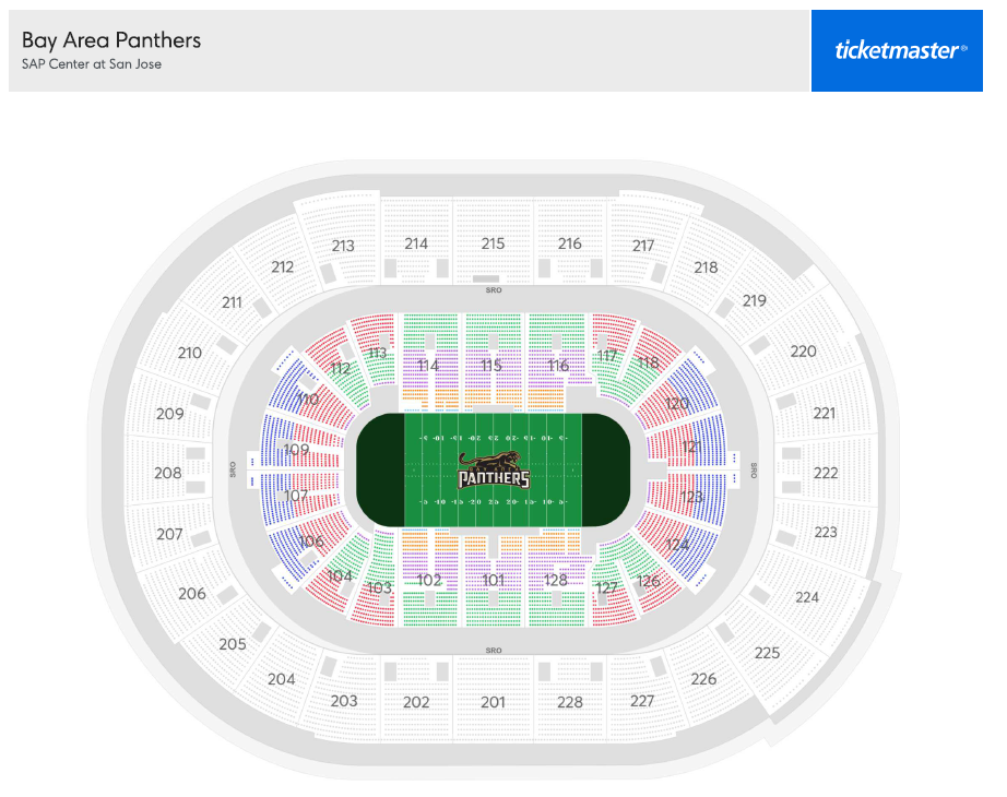 Pitt Panthers Seating Chart