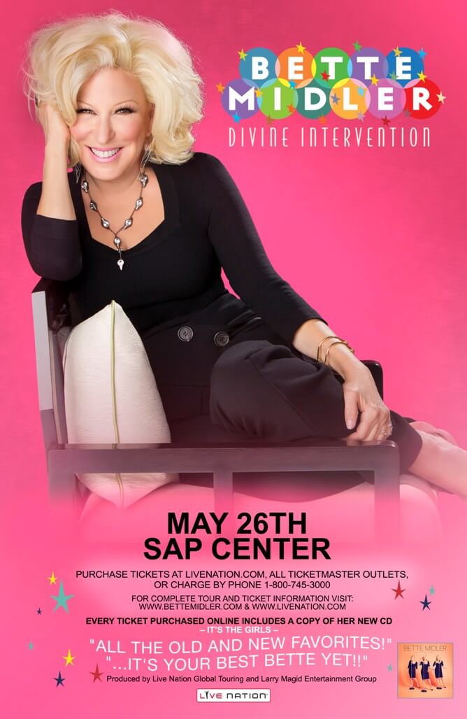 Bette Midler SAP Center