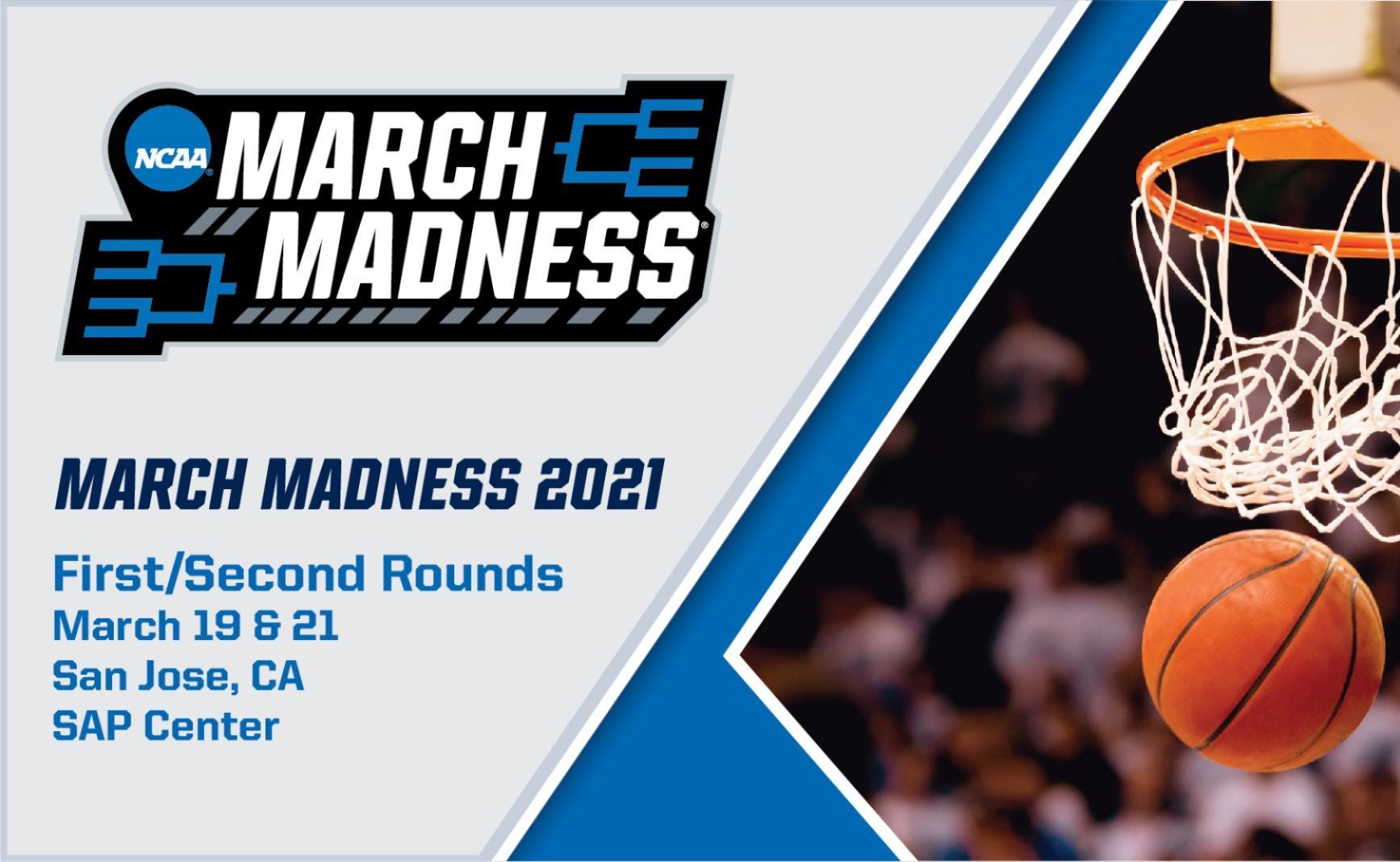 Cancelled: 2021 NCAA Men’s Division I Basketball Championship First and Second Rounds