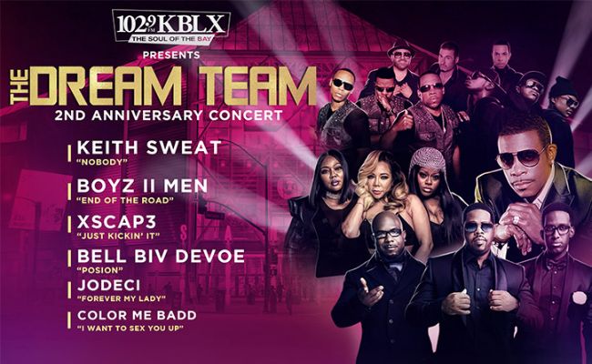 102.9 KBLX presents The Dream Team