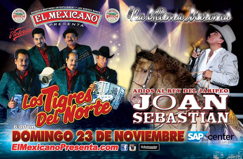 Joan Sebastian, Los Tigres del Norte & Ramon Ayala