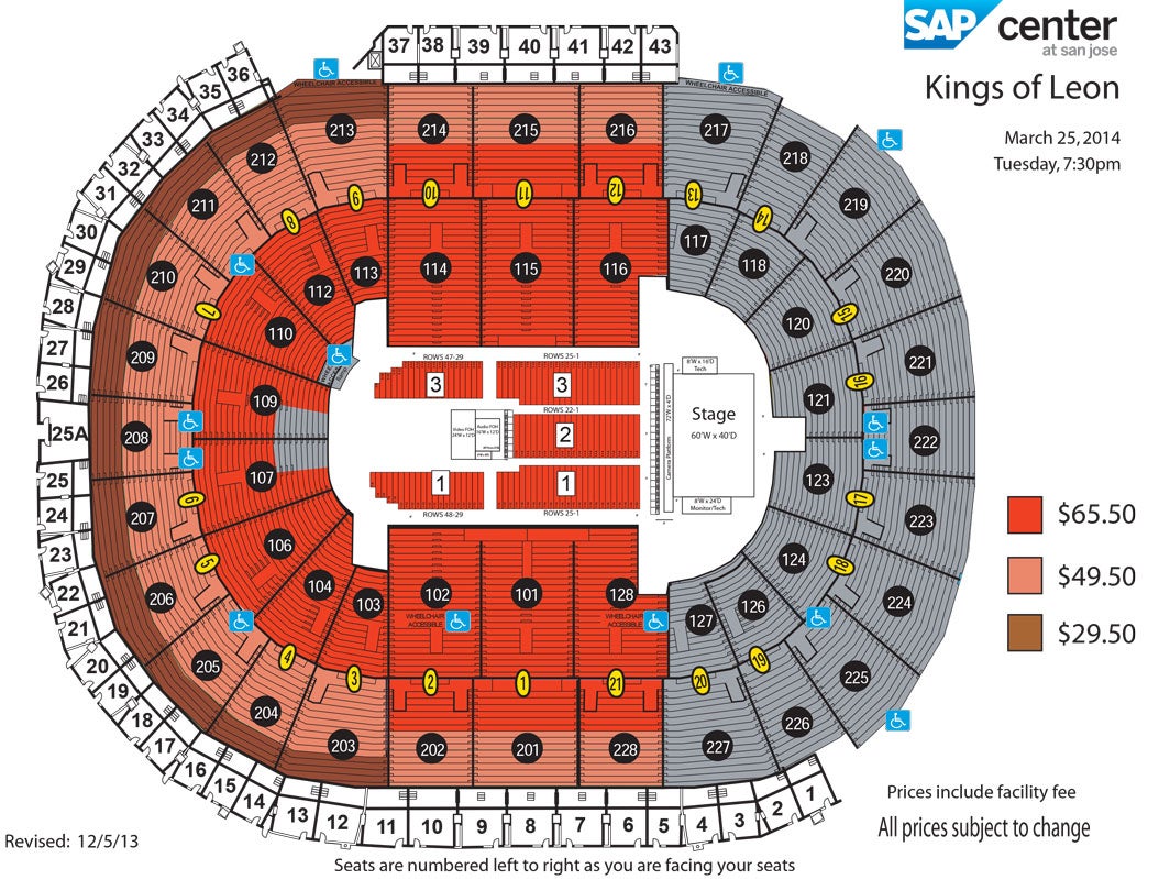 Kings Of Leon Sap Center