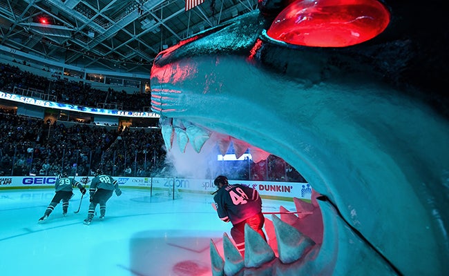 Sharks vs. Boston Bruins