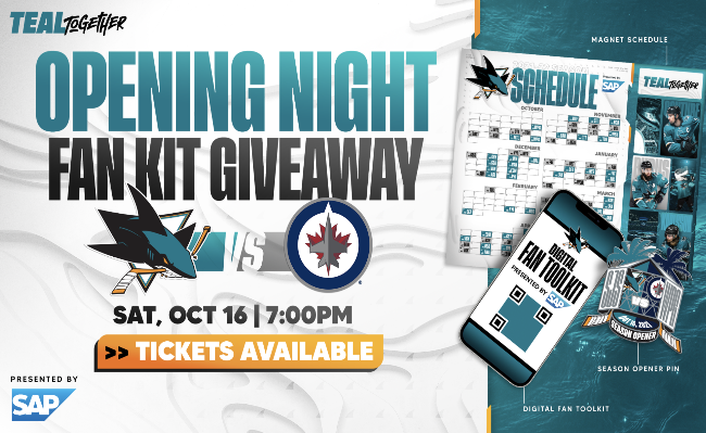 Opening Night: Sharks vs. Jets