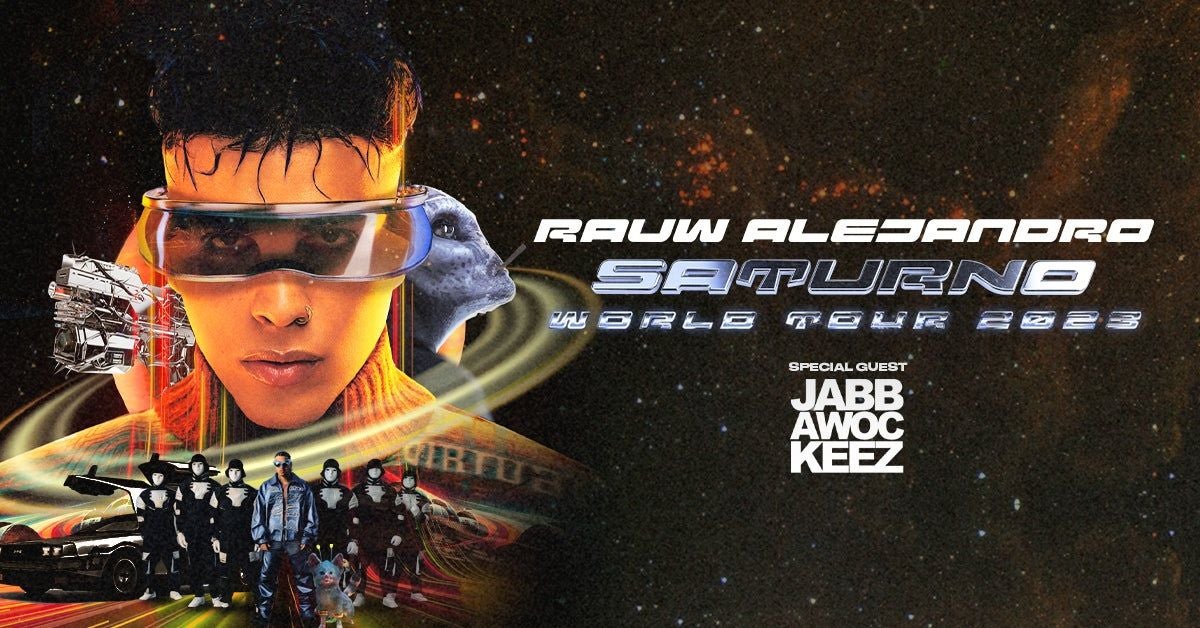 Rauw Alejandro Saturno World Tour 2023 SAP Center