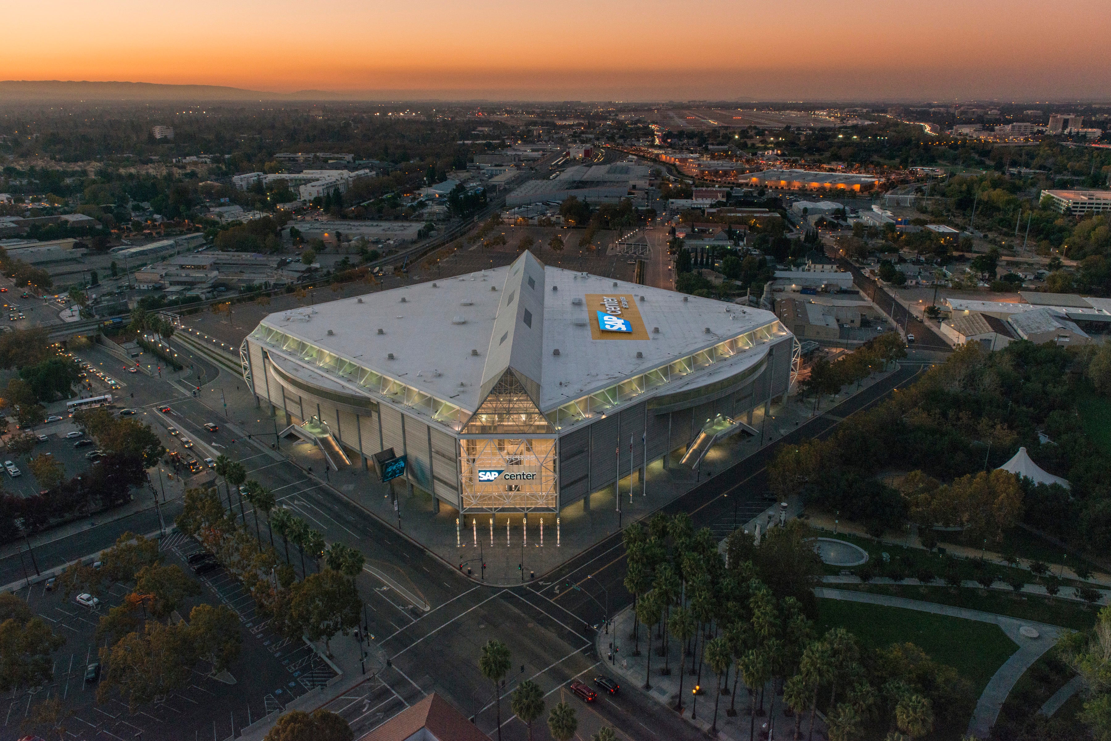 SAP Center Aerial - Sunset.jpg